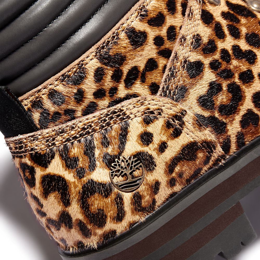 Botas de Amarrar Feminino - Timberland London Square - LGIWM6185 - Marrom/Pretas